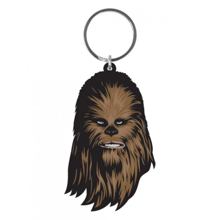 STAR WARS - Porte-ClÃ©s Caoutchouc - Chewbacca 6 Cm