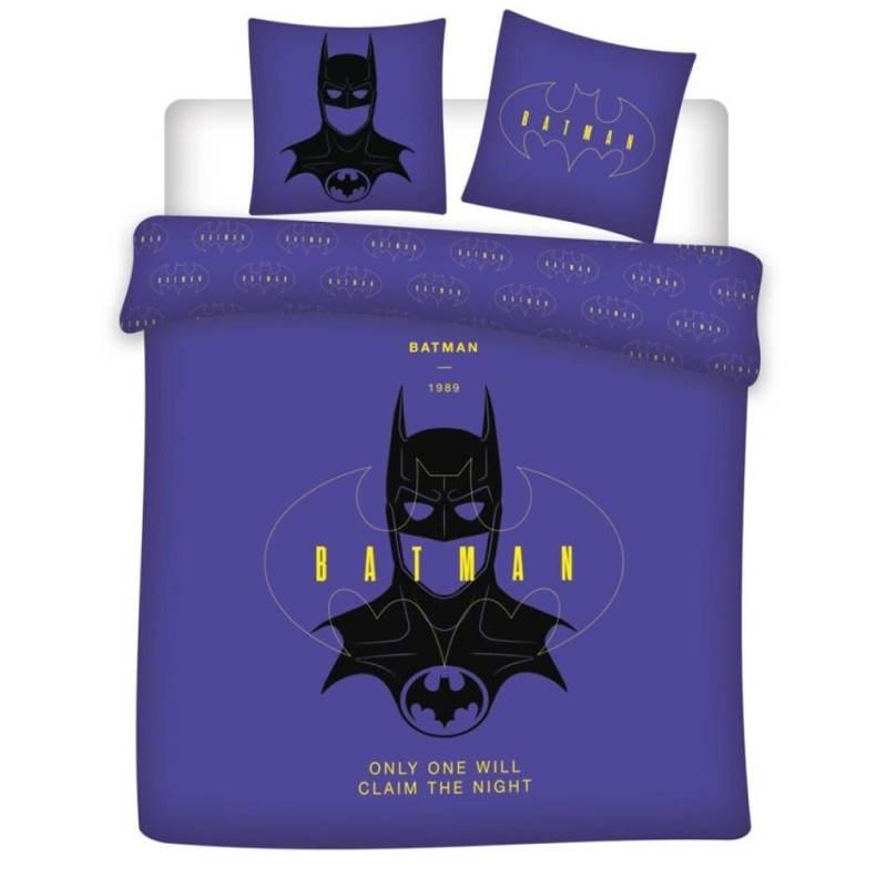 DC - Parure de lit 240x220cm + 2x65x65cm - Batman