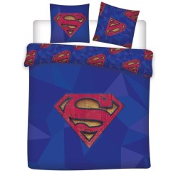 DC - Parure de lit 240x220cm + 2x65x65cm - Superman