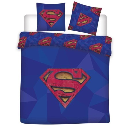 DC - Parure de lit 240x220cm + 2x65x65cm - Superman