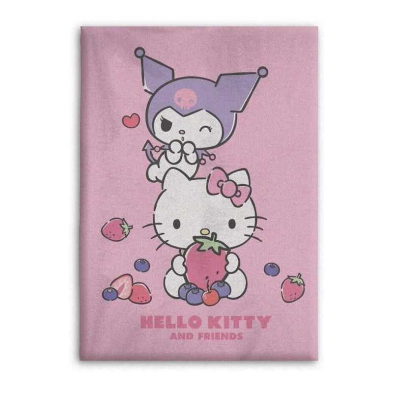HELLO KITTY - Hello Kitty and Friends - Polar Fleece 100x140cm