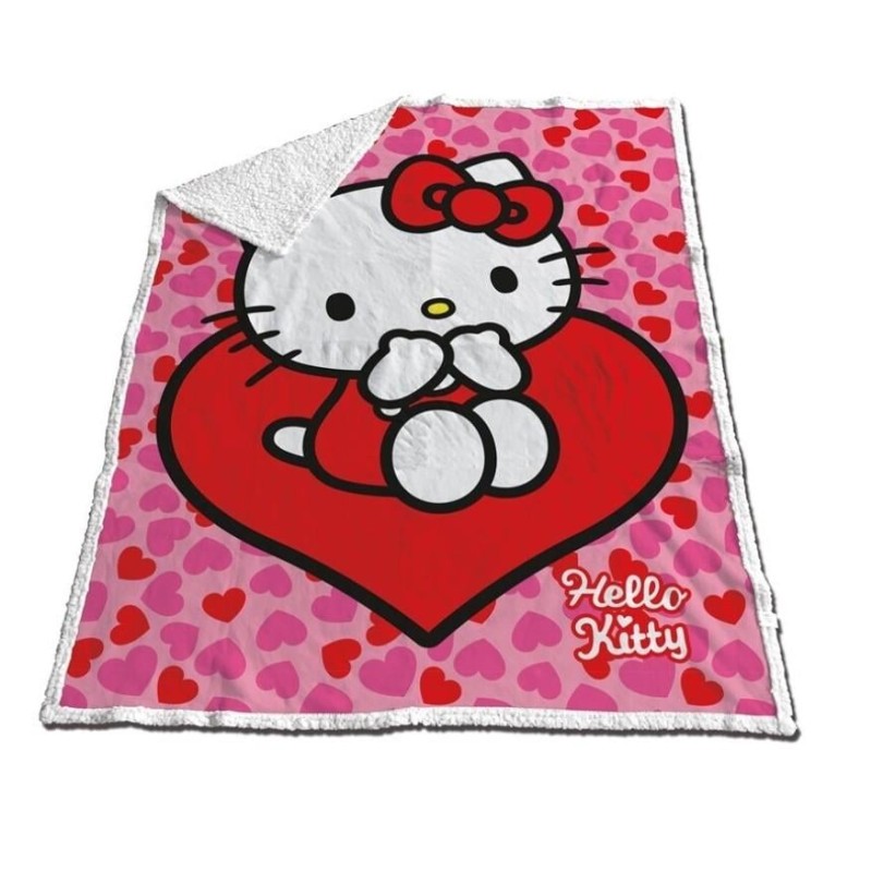 HELLO KITTY - Sherpa Blanket 120x150cm