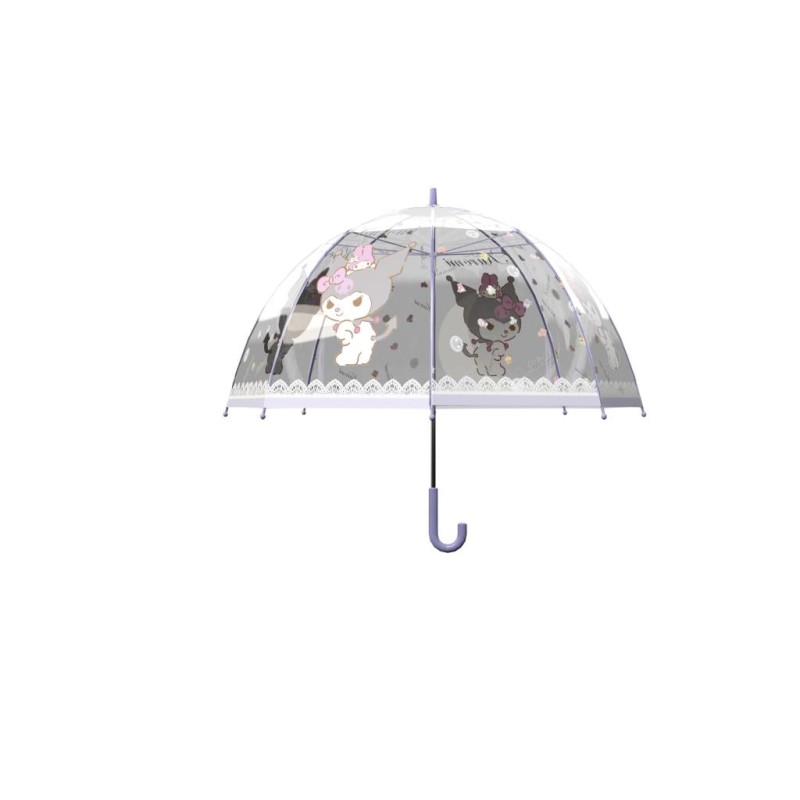 KUROMI - Parapluie Transparent Manuel 48 cm