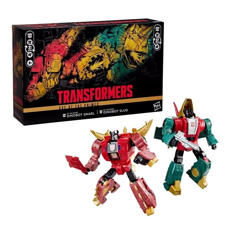 TRANSFORMERS - Dinobot Slug & Snarl -Figurine Age of the Primes 21.5cm