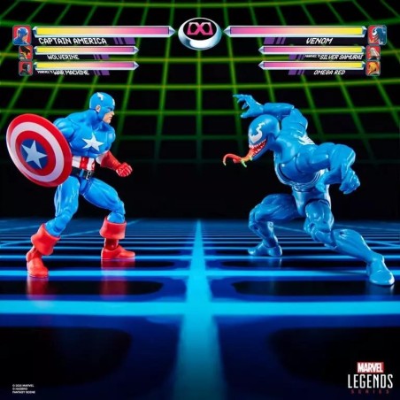 MARVEL - Captain America VS Venom - Figurine Legend Series 15cm