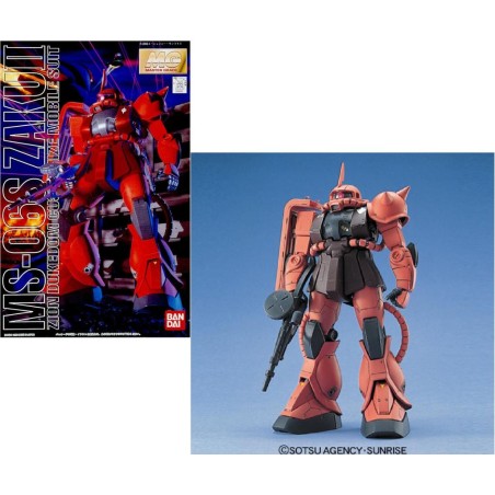 GUNDAM - MG 1/100 MS-06S Zaku II - Model Kit