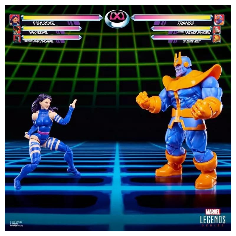 MARVEL - Psylocke VS Thanos - Figurine Legend Series 15cm