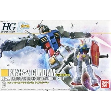 GUNDAM - HGUC 1/144 RX-78-2 Gundam Clear Color - Model Kit