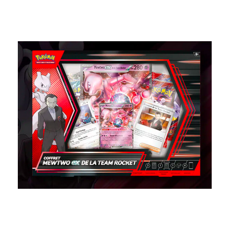 COFFRET MEWTOW EX DE LA TEAM ROCKET