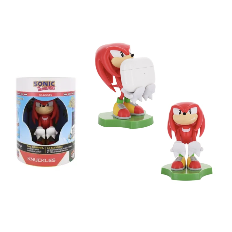 SONIC - Knuckles - Support Manette & Portable 'Holdem' - 11cm