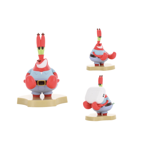 BOB L'EPONGE - Mr Krabs - Support Manette & Portable 'Holdem' - 11cm