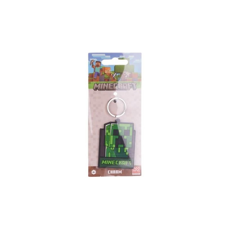 MINECRAFT - Creeper - Porte-clÃ©s en Caoutchou