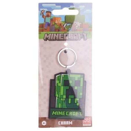 MINECRAFT - Creeper - Rubber Keychain