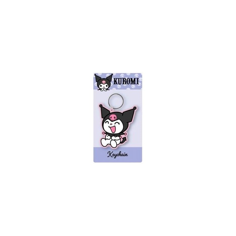 KUROMI - Rose - Porte-clÃ©s en Caoutchou