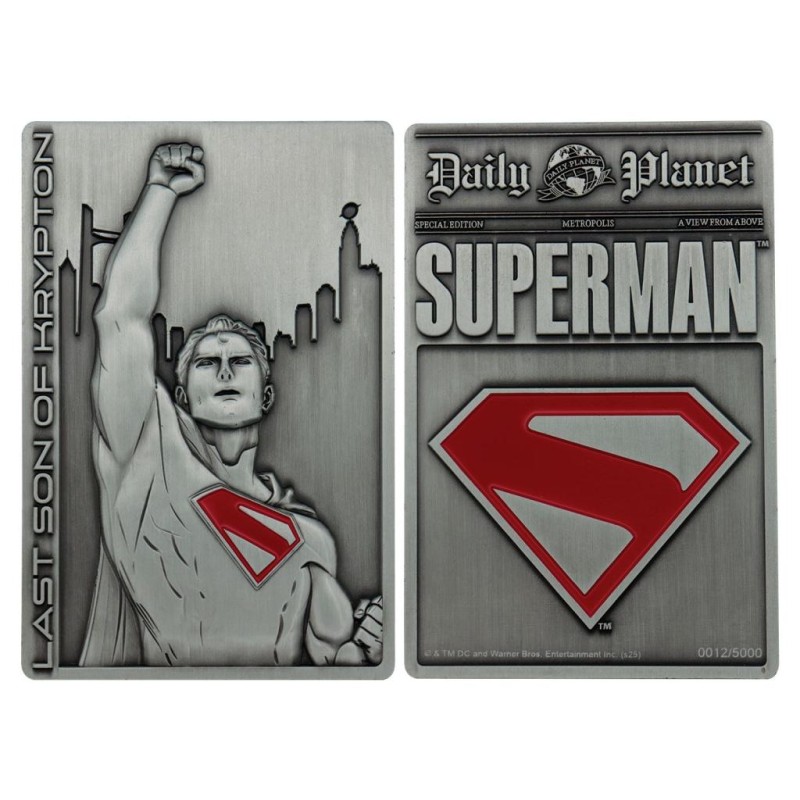 SUPERMAN 2025 - Last son of Krypton - Lingot Edition LimitÃ©e