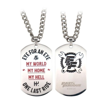 FAST & FURIOUS - Stainless Steel Dog Tag Edition LimitÃ©e