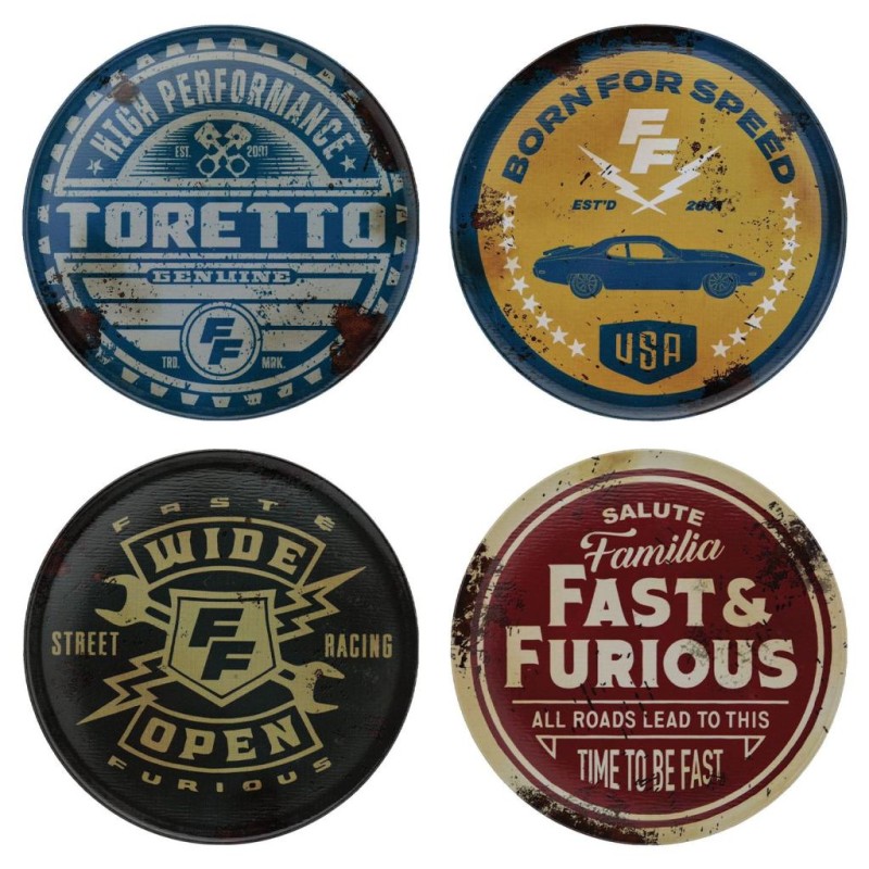 FAST & FURIOUS - Set de 4 Sous-verre - Edition LimitÃ©e