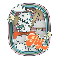 PEANUTS - Pilot - Wood Magnet