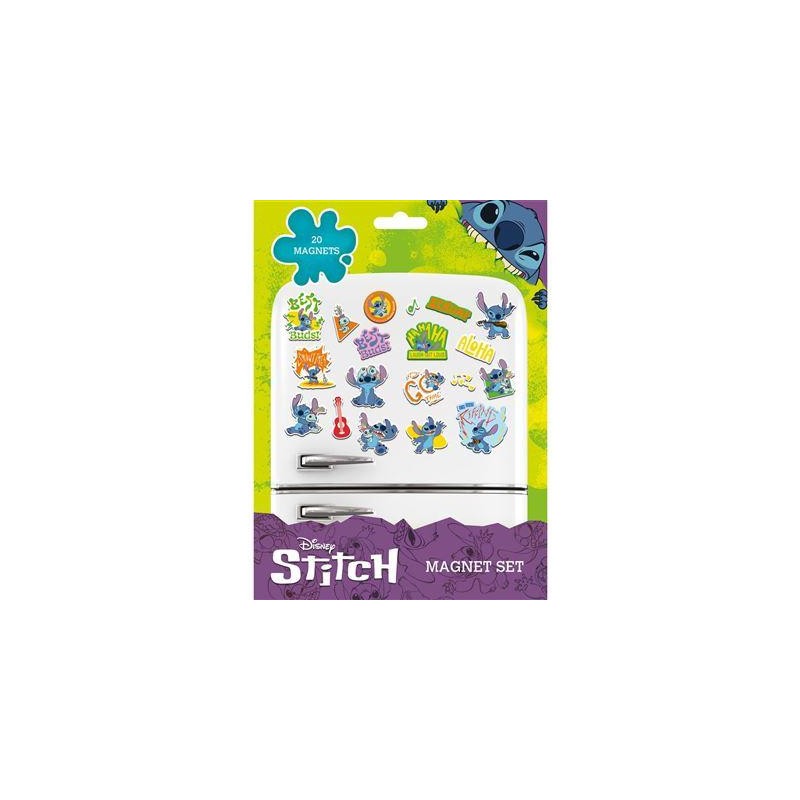LILO & STITCH - Stitch & Scrump - Set de 20 magnets