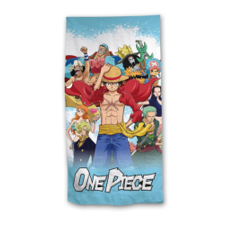 ONE PIECE - Groupe - Serviette de Plage 100% Polyester 70x140cm