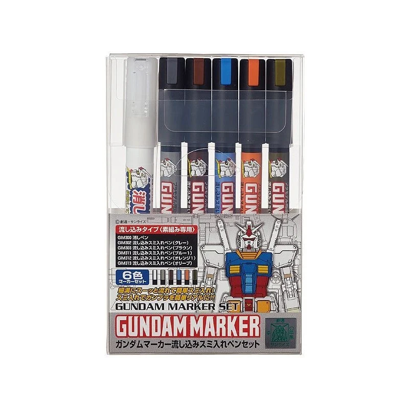GUNDAM - Gundam Marker GMS-122 Set