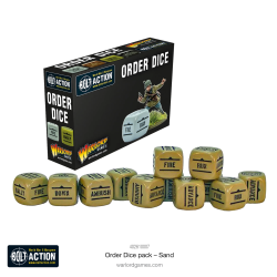 BOLT ACTION: ORDER DICE SAND