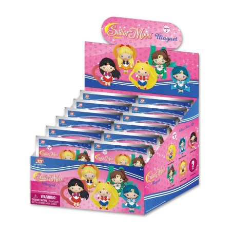 SAILOR MOON -Series 2 - 3D Foam Magnets in blind bags (Display 12 Pcs)