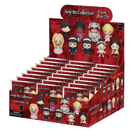 JUNJI ITO - Series 1 - 3D Foam Bag Clip (Display 24 Pcs)