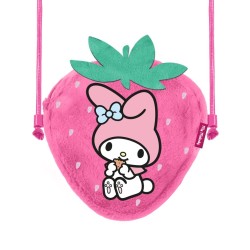 MY MELODY - Fraise - Mini Sac Ã  BandouliÃ¨re Fourrure '20x15x6cm'