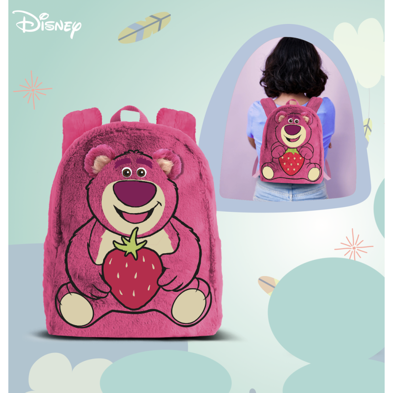 TOY STORY - Lotso - Mini Sac Ã  Dos Fourrure '25x21x12cm'