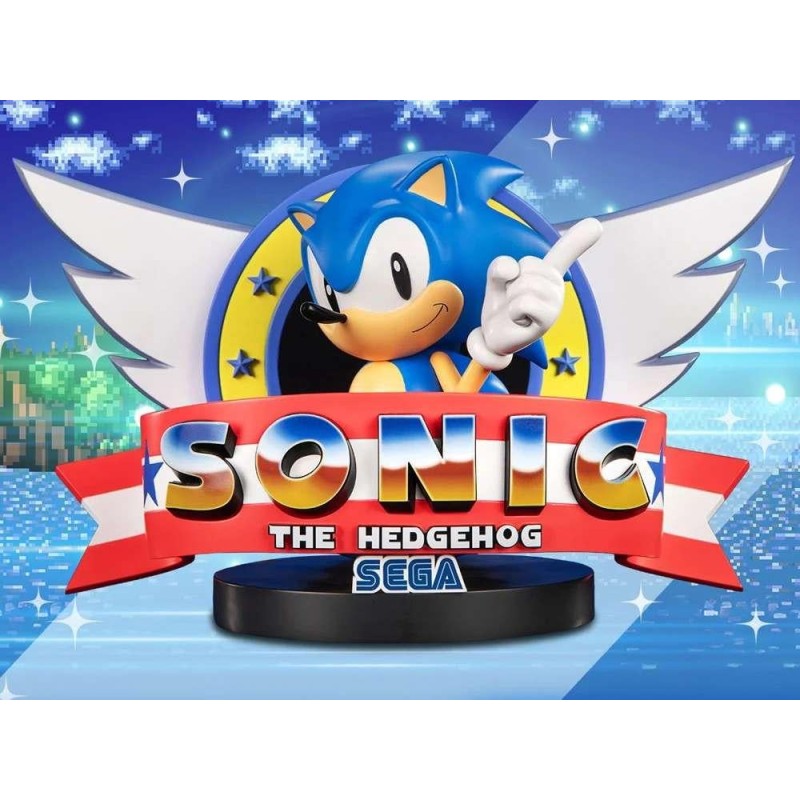 SONIC - Title Screen - Statuette 21cm