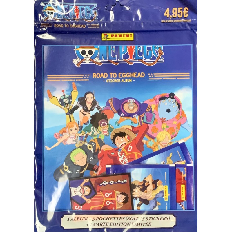 ONE PIECE - Panini Starter Pack (1 album + 3 packets) - FR