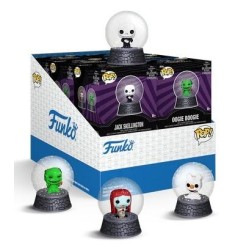 NIGHTMARE BEFORE CHRISTMAS - Mini Snow Globes - (BOX 12)