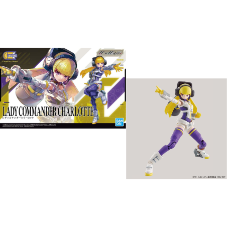 GIRL GUN LADY - Lady Commander Charlotte - Model Kit