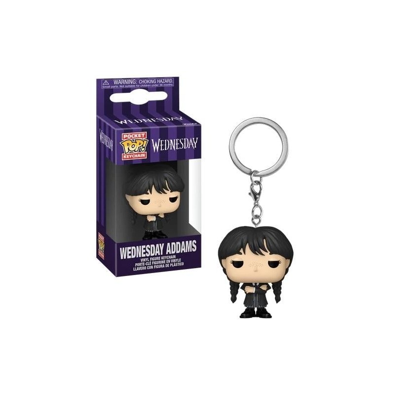MERCREDI - Pocket Pop Keychain - Mercredi Addams (Veste noir)