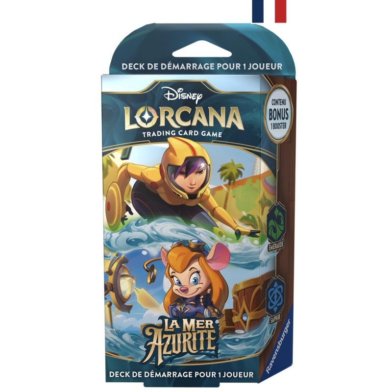 DISNEY - Lorcana - Trading Cards Starters Emer/Saphir Chapitre 6 - FR