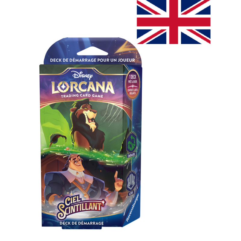 DISNEY - Lorcana - Trading Cards Starters Scar & Kronk Chapter 5 - UK