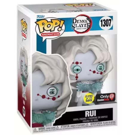 DEMON SLAYER - POP N° 1307 - Rui (Glow In The Dark) + T-shirt (M)