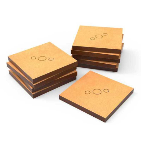 SOCLES CARRES OLD WORLD 30 MM EN MDF