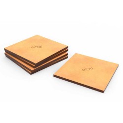 SOCLES CARRES OLD WORLD 60 MM EN MDF