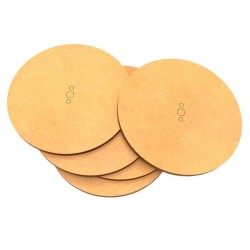 Socles Ronde 80 mm en MDF bois