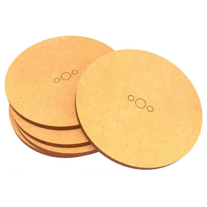 Socles ROND 60 mm en MDF
