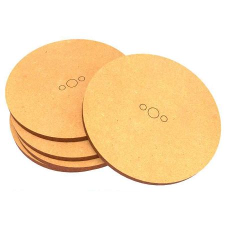Socles ROND 60 mm en MDF