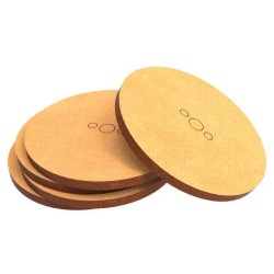 Socles ROND 50 mm en MDF