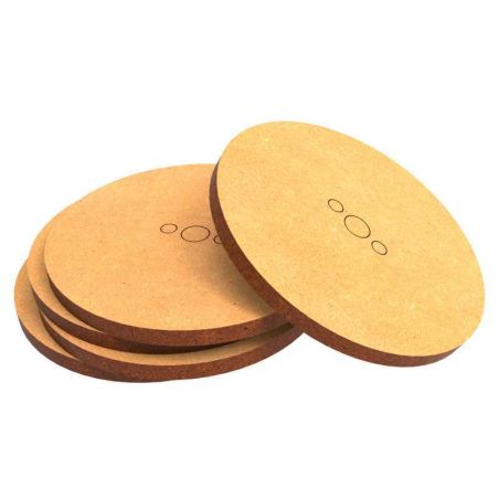 Socles ROND 50 mm en MDF