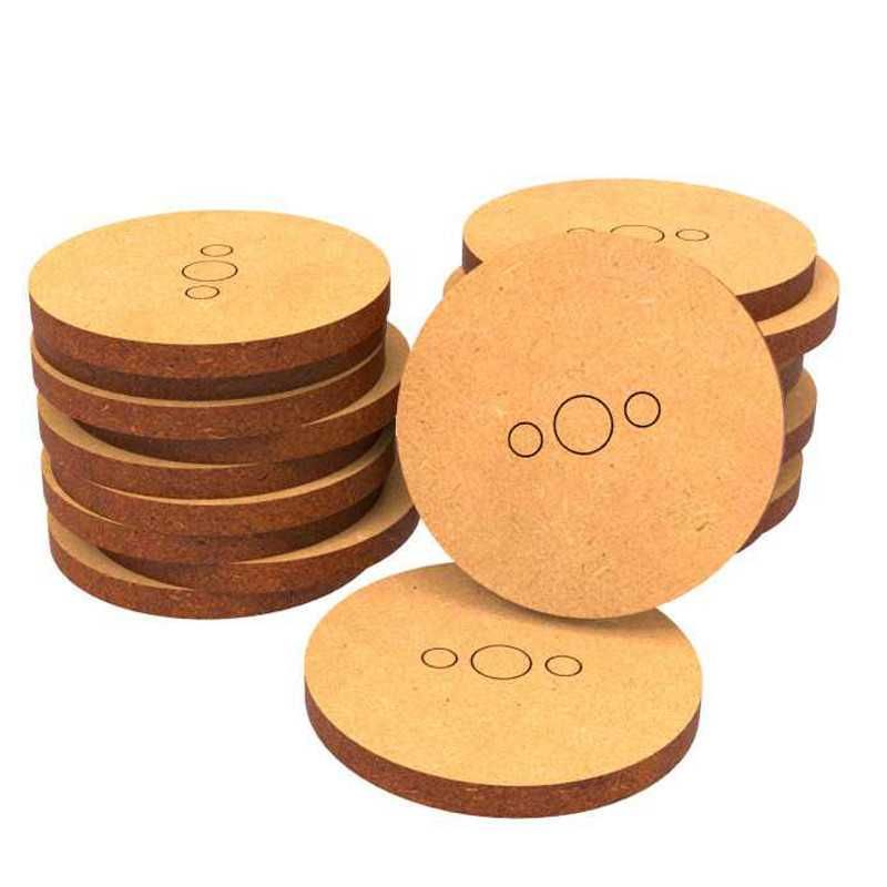 Socles ROND 32 mm en MDF