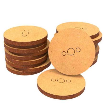 Socles ROND 32 mm en MDF