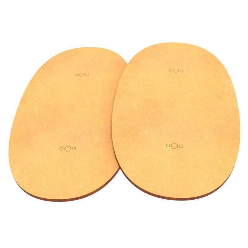 Socles OVALES 170x105mm en MDF