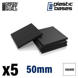Socles CARRÉS 50x50 mm en Plastique