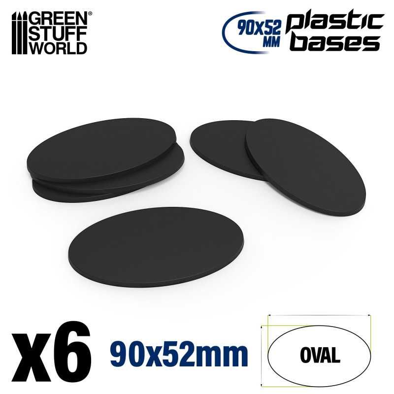 Socles Plastiques Ovale 90x52mm AOS